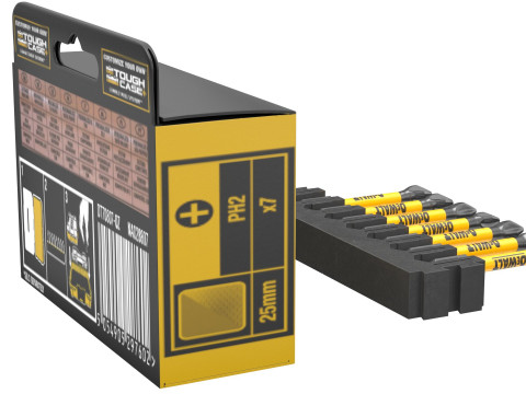 DEWALT Extreme Xtorq Bit Set 2 Model 3D