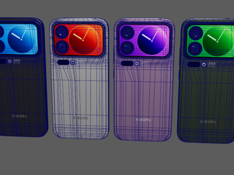 Xiaomi 17 Pro Max 3D Model