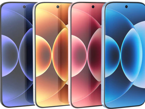 Xiaomi 17 4 colors 3D Model