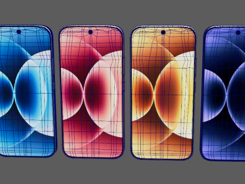 Xiaomi 17 4 colors 3D Model