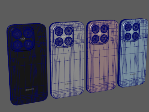 Xiaomi 17 4 colors Model 3D