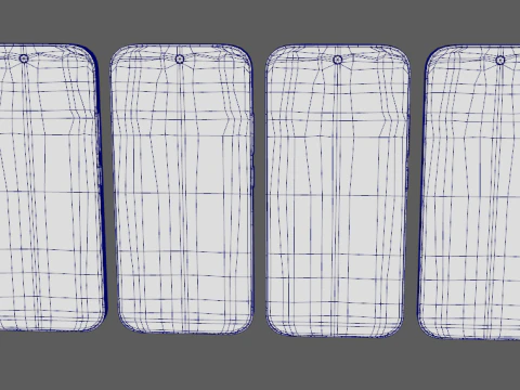 Xiaomi 17 4 colors 3D Model