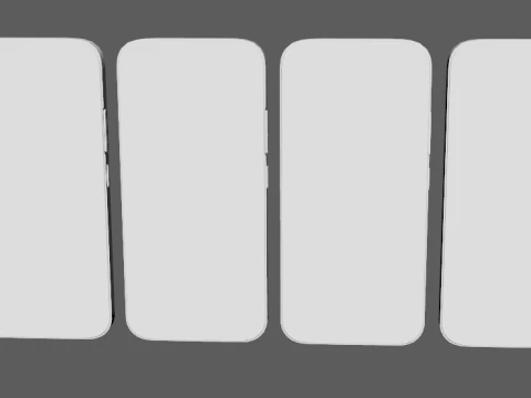 Xiaomi 17 4 colors 3D Model