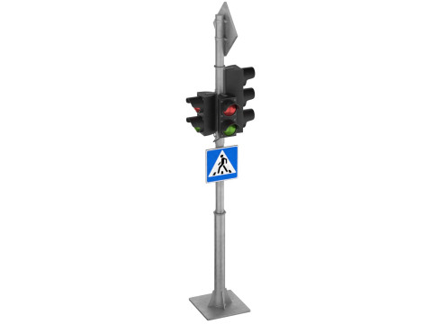 Traffic Lights and Road Signs 2 3D 모델