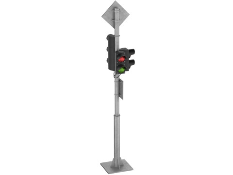Traffic Lights and Road Signs 2 3D 모델