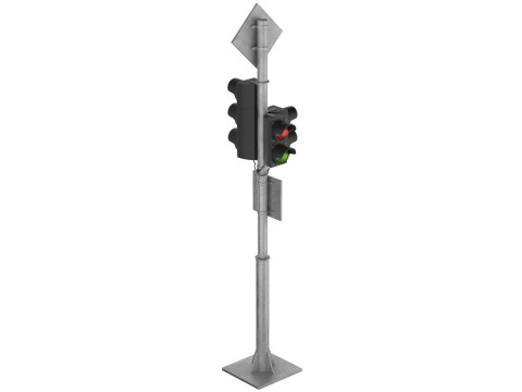 Traffic Lights and Road Signs 2 3D 모델
