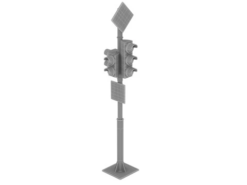 Traffic Lights and Road Signs 2 3D Model