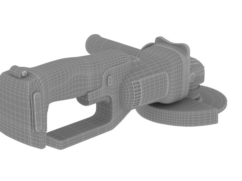 Cordless Angle Grinder 2 DEWALT 3D Modell