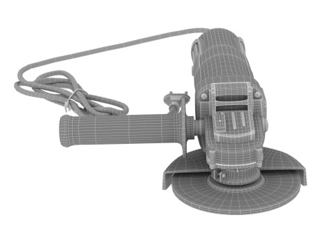 Elektrischer Winkelschleifer von DeWalt 3D Modell