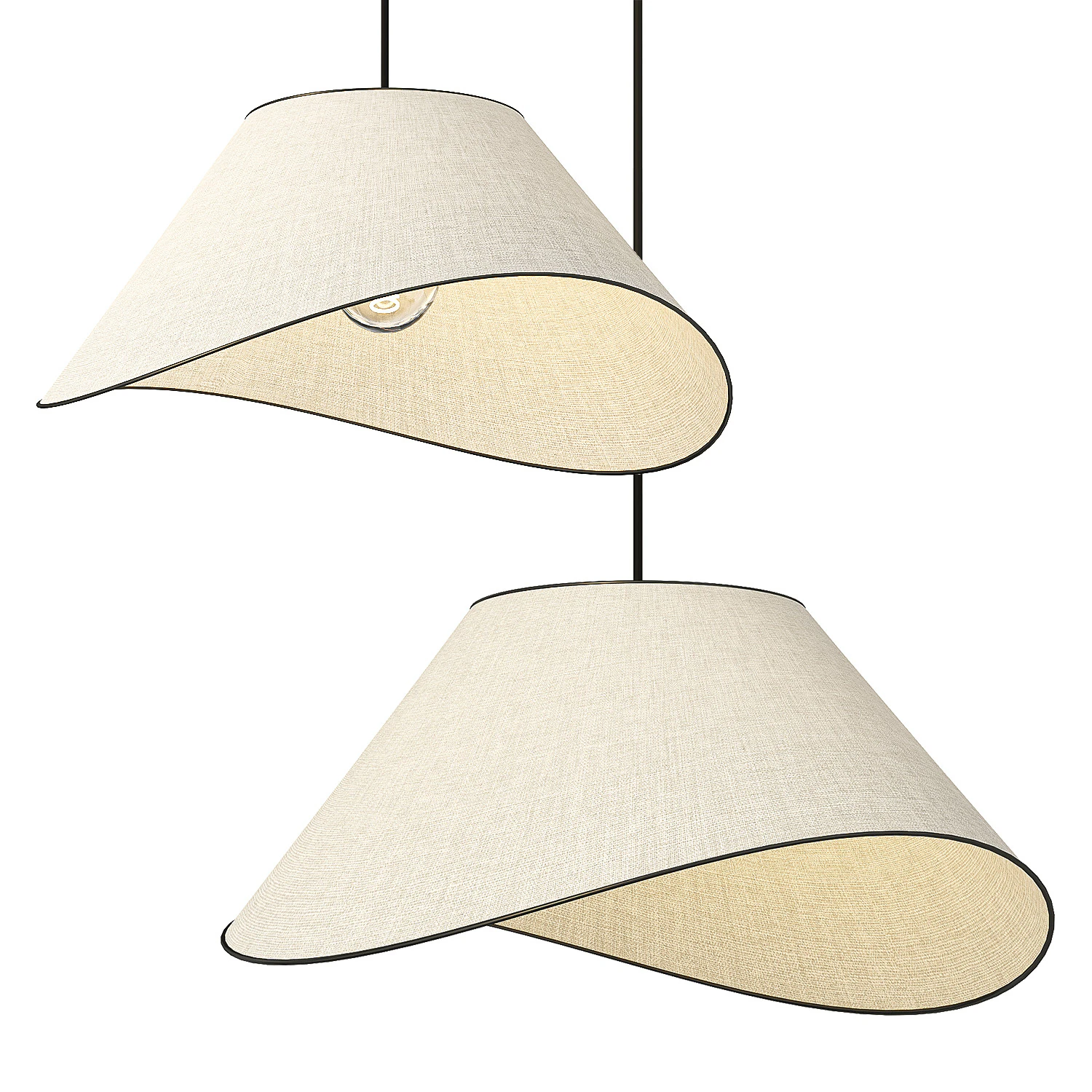 Capeline Light 3D Model .c4d .max .obj .3ds .fbx .stl .blend
