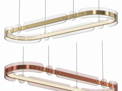 Chicago-Kronleuchter 3D Modell