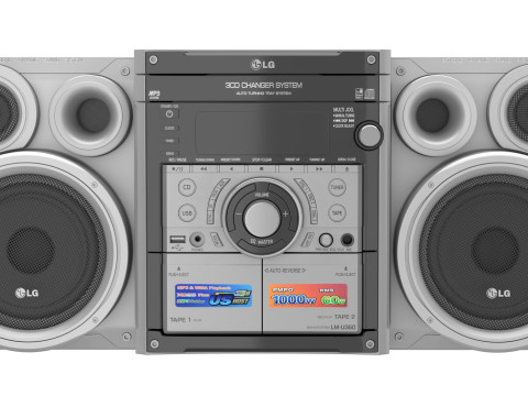 LG Music Center 3D Model