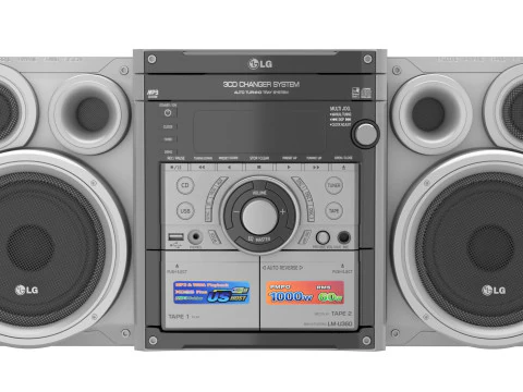 LG Music Center 3D Model