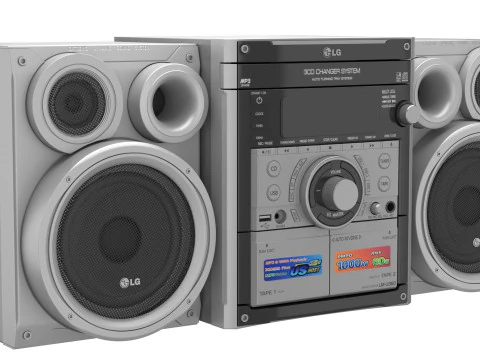 LG Music Center 3D Model
