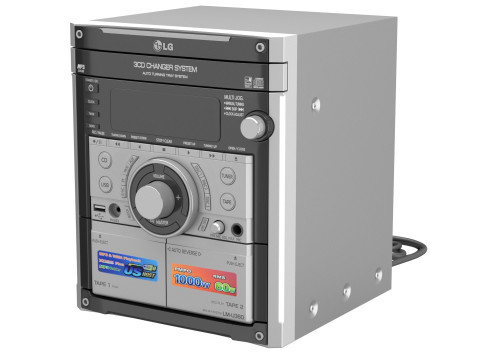 LG Music Center 3D Model