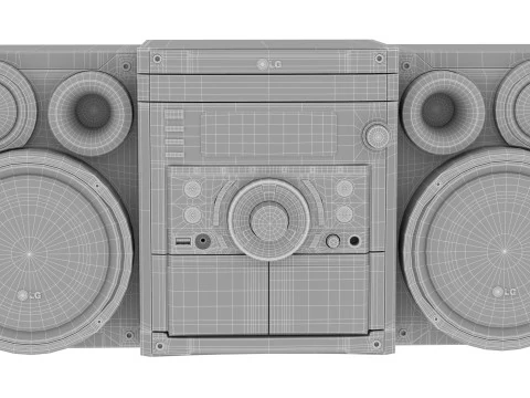 LG Music Center 3D Model