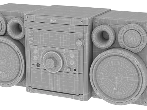 LG Music Center 3D Model