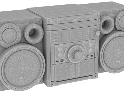 LG Music Center 3D Model