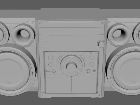 LG Music Center 3D Model