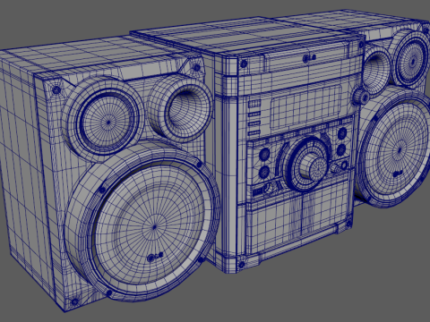 LG Music Center 3D Model