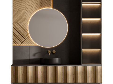 Набор для ванной комнаты 1 3D Модель