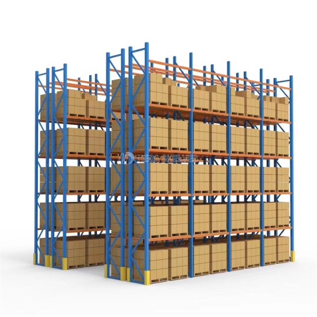 Standard double deep racking 3D Model .c4d .max .obj .3ds .fbx .stl .blend 