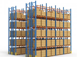 Standard double deep racking 3Dモデル