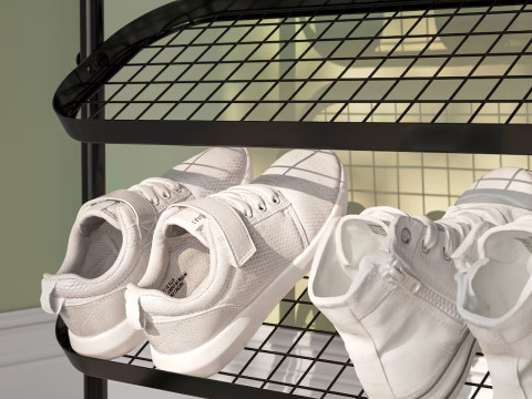 IKEA - ALGANAS Shoe rack 3D Model