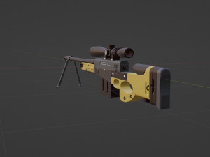 Fusil de presicion Modèles 3D en vedette