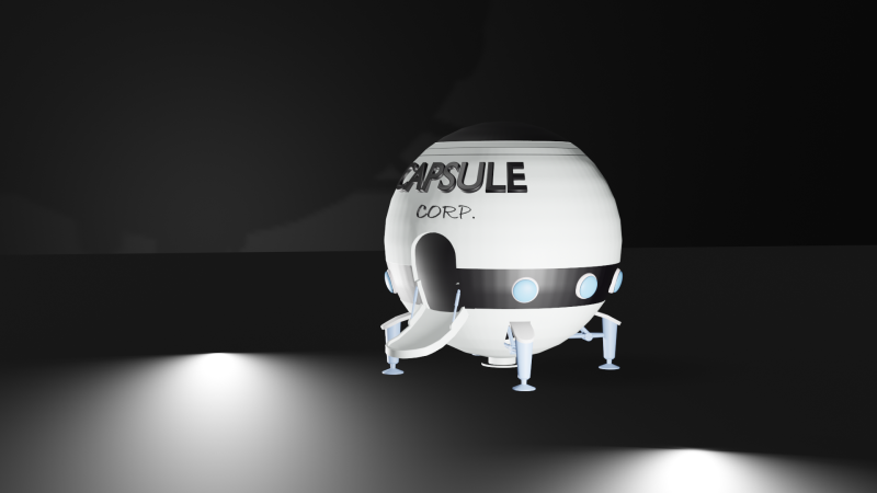 Capsule corp dragon ball 3D 프린트 모델 .c4d .max .obj .3ds .fbx .stl .blend 
