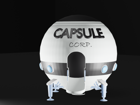 Capsule corp dragon ball 3D 프린트 모델