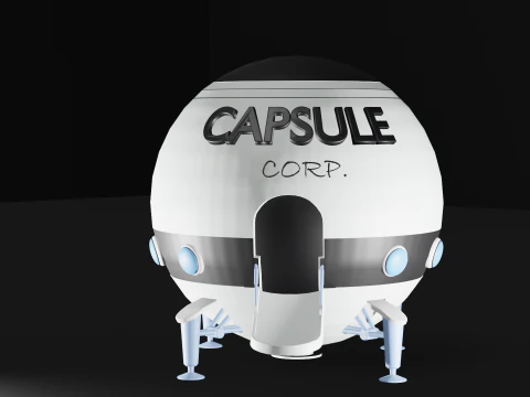 Capsule corp dragon ball 3D Print Model
