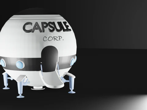 Capsule corp dragon ball 3D Print Model