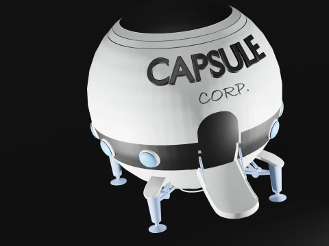 Capsule corp dragon ball 3D Print Model