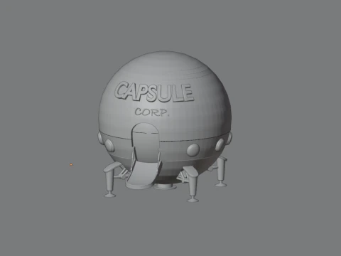 Capsule corp dragon ball 3D Print Model