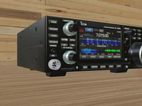 Ham radio Modèles 3D en vedette
