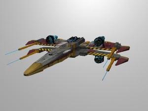 Spacecraft 3D 模型