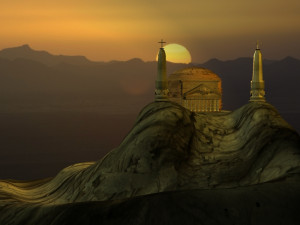 Temple 3Dモデル