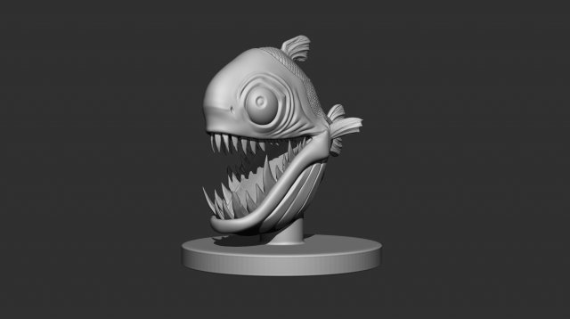 Pirania 3Dモデル .c4d .max .obj .3ds .fbx .stl .blend 