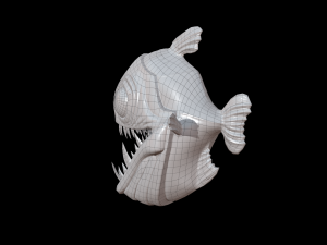 Pirania for game development 3D 모델