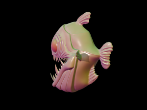 Pirania for game development 3D 모델