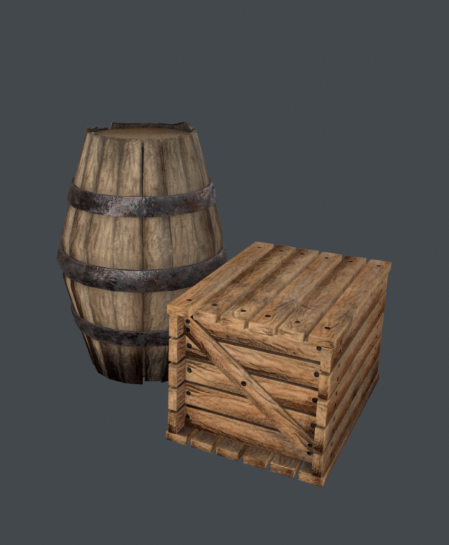 Box 3D Модель .c4d .max .obj .3ds .fbx .stl .blend 