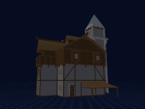 Medieval House 3D 모델