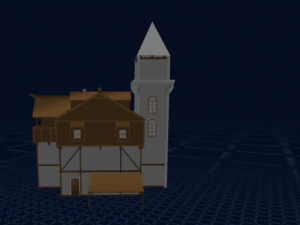 Medieval House 3D Model