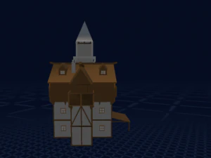 Medieval House 3D Model