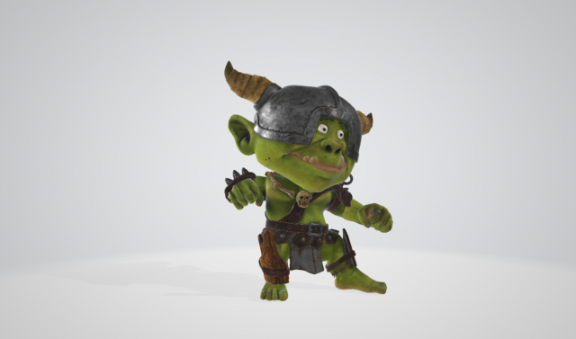 Whimsical Trollkin 3D 모델 .c4d .max .obj .3ds .fbx .stl .blend 