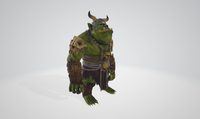 GrumbleTooth - The Jovial Troll 3D 모델 .c4d .max .obj .3ds .fbx .stl .blend 