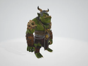GrumbleTooth - Neşeli Trol 3D Model