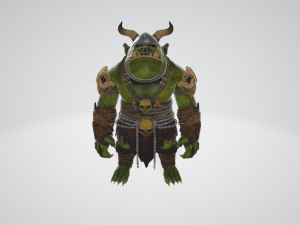 GrumbleTooth - The Jovial Troll 3D 모델