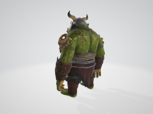 GrumbleTooth - The Jovial Troll 3D 모델
